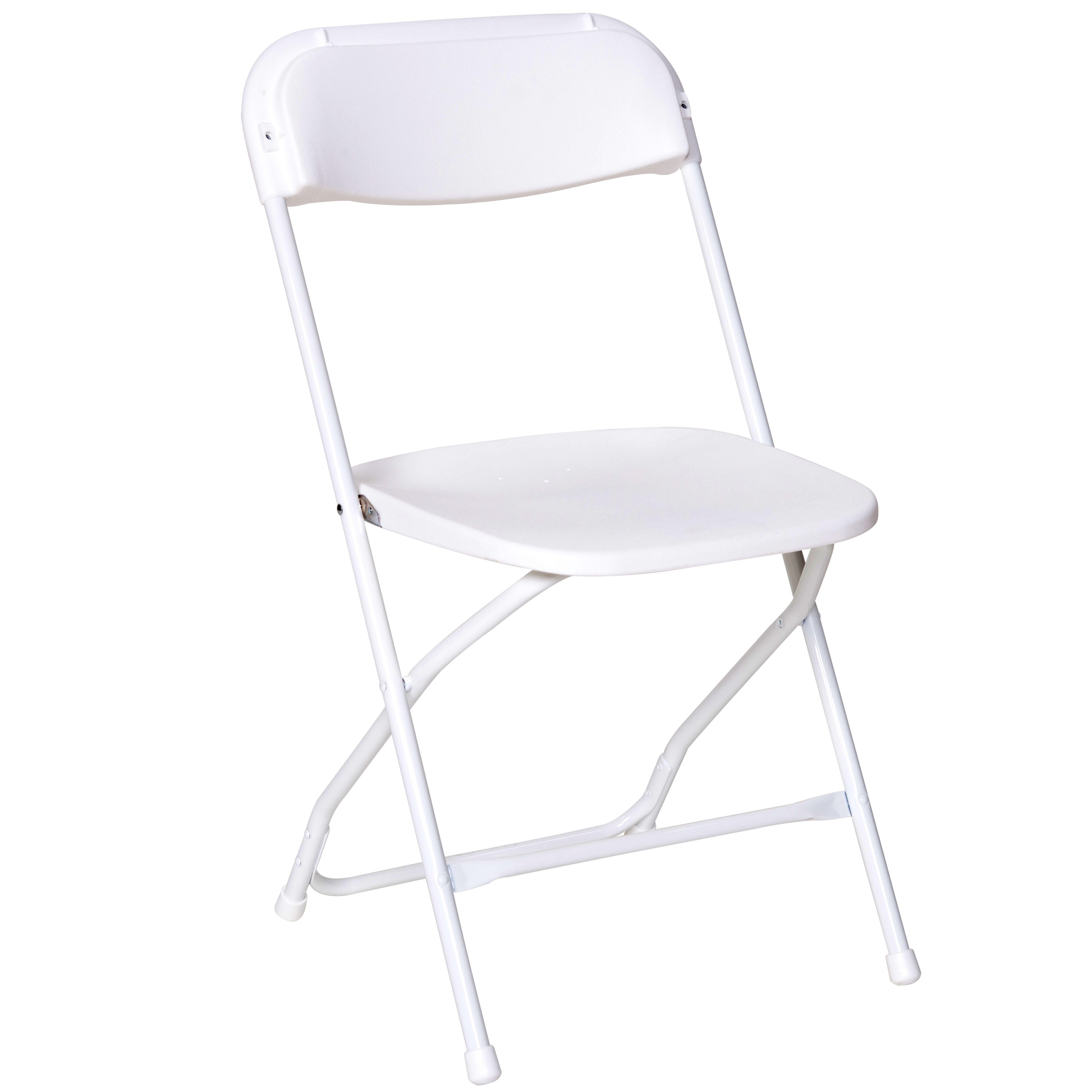 White Poly Folding Plastic Chair