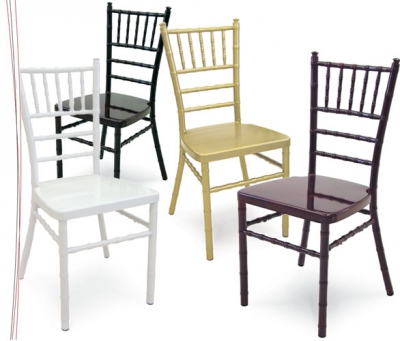 All Colors Resin Steel Core Chiavari Chairs