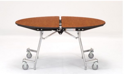 Round Mobile Cafeteria Table Round Mobile Cafeteria Tables