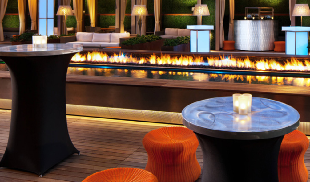 Southern Aluminum Swirl Cocktail Tables Southern Aluminum Swirl Cocktail Tables