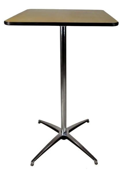 Square Wood Top Cocktail Table Square Wood Top Cocktail Table