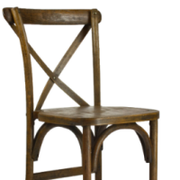 Weathered Crossback Barstool thumbnail