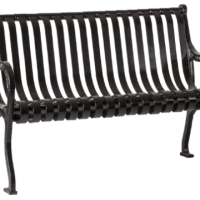 Iron Park Bench