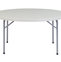 Round Lightweight Blow Mold Plastic Banquet Table thumbnail Round Lightweight Blow Mold Plastic Banquet Table thumbnail