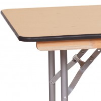 Wood Top Banquet Table Vinyl Edge thumbnail Wood Top Banquet Table Vinyl Edge thumbnail