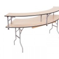 Serpentine Plywood Folding Table thumbnail Serpentine Plywood Folding Table thumbnail