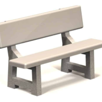 Concrete Park Bench Concrete Park Bench