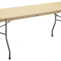 Rhino Banquet Table in Tan thumbnail Rhino Banquet Table in Tan thumbnail