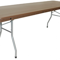 Rhino Banquet Table in Brown