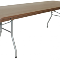 Rhino Banquet Table in Brown thumbnail Rhino Banquet Table in Brown thumbnail