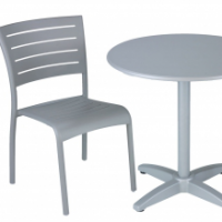 Poly Grey Outdoor Dining Set thumbnail Poly Grey Outdoor Dining Set thumbnail