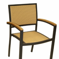 Sling Mesh Outdoor Armchair thumbnail Sling Mesh Outdoor Armchair thumbnail