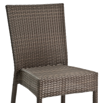 Outdoor All Weather Wicker Side Chair thumbnail Outdoor All Weather Wicker Side Chair thumbnail