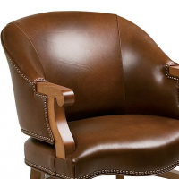 St Timothy Leather Custom Club Chair thumbnail