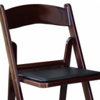 Mahogany Resin Folding Chair thumbnail Mahogany Resin Folding Chair thumbnail
