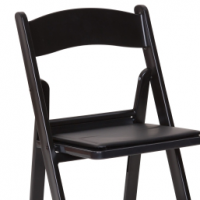 Black Resin Folding Chair thumbnail Black Resin Folding Chair thumbnail