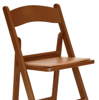 Brown Resin Folding Chair thumbnail