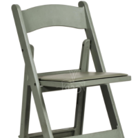 Grey Resin Folding Chair thumbnail