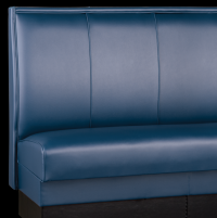 Upholstered Banquette Booth with Stitched Panel thumbnail