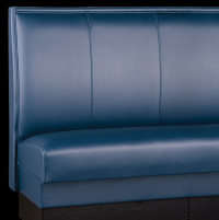 Upholstered Banquette Booth with Stitched Panel thumbnail Upholstered Banquette Booth with Stitched Panel thumbnail