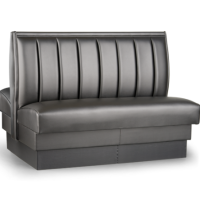 Upholstered 6 Channel Double Booth thumbnail Upholstered 6 Channel Double Booth thumbnail