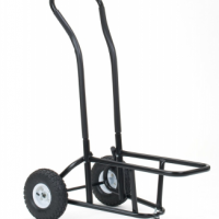 This dolly transport stacks of banquet or dining chairs with ease