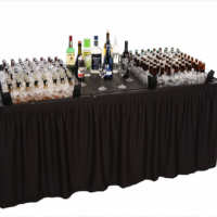 Chillin Bar Set Up w 2/3 Insert Kit thumbnail fill n chill party tables thumbnail