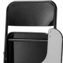 Steel Folding Chair Optional Arm Tablet Folded thumbnail Steel Folding Chair Optional Arm Tablet Folded thumbnail