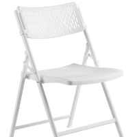 NPS 1421 White Airflex Folding Chair thumbnail