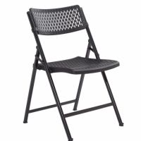 NPS 1410 Black Airflex Folding Chair
