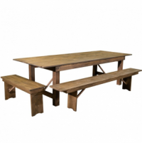 Rustic Farm Tables & Benches