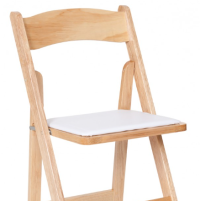 Natural Wood Folding Chairs thumbnail