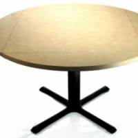 drop leaf tables are verstile and turn a square table into a round table