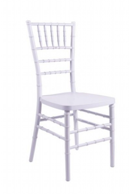 White Steel Core Resin Chiavari Chair White Steel Core Resin Chiavari Chair